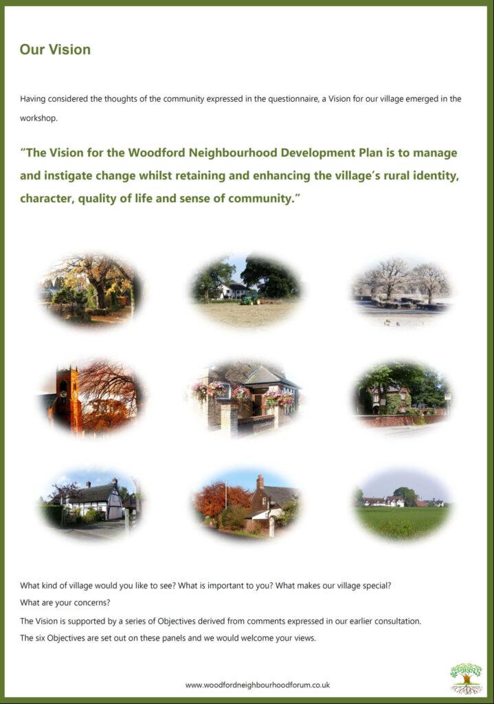 Woodford Neighbourhood Forum Our Vision Board